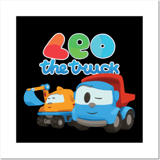 LEO the truck wink and  SCoop friend Posters and Art